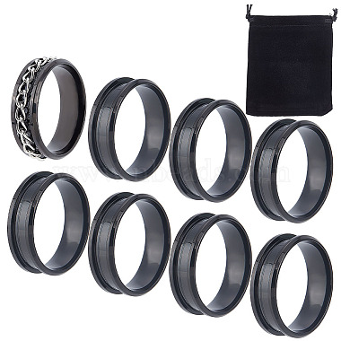 Gunmetal Stainless Steel Ring Components
