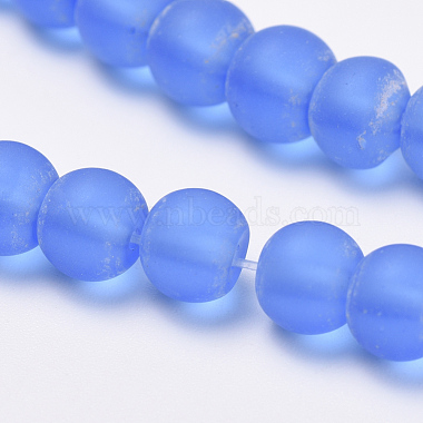 Transparent Glass Beads Strands(GLAA-Q064-08-10mm)-3