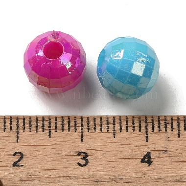 Plating Opaque Acrylic Beads(OACR-E039-44)-3