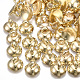 Bails pendentif capuchon de perle en plastique ccb(CCB-T006-098KC)-1