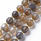 Natural Grey Agate Beads Strands(G-T131-121)-1
