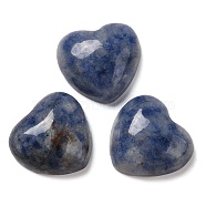 Natural Blue Spot Jasper Cabochons, Heart, 15x15x6mm(G-F776-02A-11)