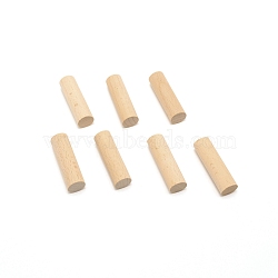 Beech Wood Craft Sticks, Round Wooden Sticks, for Model Building DIY Wood Crafts Home Garden Decoration, BurlyWood, 5.1x1.5cm(DIY-WH0302-20)