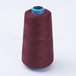 Polyester Thread, Saddle Brown, 0.28mm, about 1749.78 yards(1600m)/roll(OCOR-WH0001-08)