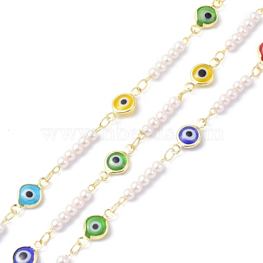 Colorful Brass+Glass Handmade Chains Chain