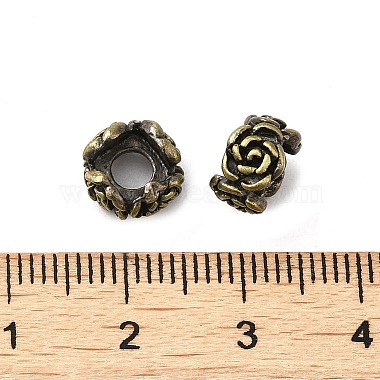 Tibetan Style Rack Plating Brass Bead(KK-Q805-02AB)-3