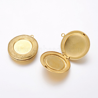 Brass Locket Pendants(KK-P094-27)-3