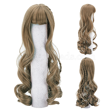 Saddle Brown Plastic Doll Hair