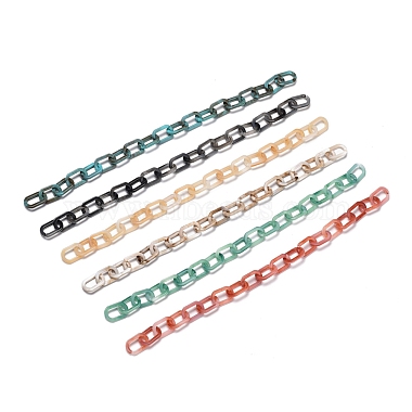 Mixed Color Acrylic Paperclip Chains Chain