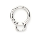 Alloy Spring Gate Rings(PW-WG99406-01)-1