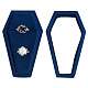 Halloween Theme Coffin Shaped Velvet Finger Ring Boxes(VBOX-WH0015-01C)-1