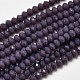 Faceted Rondelle Glass Beads Strands(X-EGLA-J134-3x2mm-A04)-1
