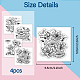 4Pcs 4 Styles PVC Stamp(DIY-WH0487-0042)-8