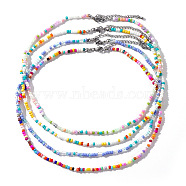 Colorful Beaded Necklace Set for Women, European and American Style(JC2863-1)