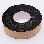 Strong Adhesion EVA Sponge Foam Rubber Tape, Anti-Collision Seal Strip, Black, 50x4mm, 5m/roll(TOOL-WH0129-27-08)