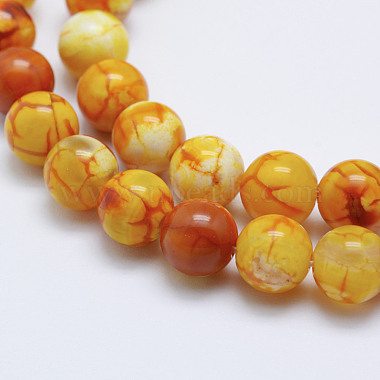 Natural Crackle Agate Beads Strands(X-G-K203-88-8mm)-3