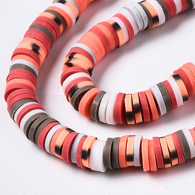 Handmade Polymer Clay Beads Strands(CLAY-N008-010-H72)-2