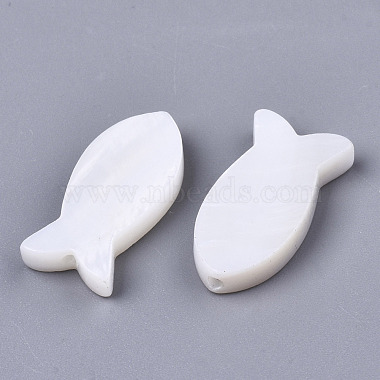Natural Freshwater Shell Beads(SSHEL-R049-04)-2