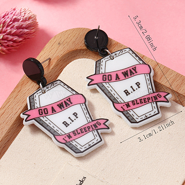 Creative Cartoon Acrylic Stud Earrings(GY5082-3)-2