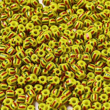 6/0 Opaque Colours Seep Glass Seed Beads(SEED-F003-04A-03)-3