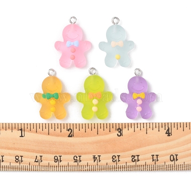 20pcs 5 couleurs pendentifs en résine transparente de noël(RESI-FS0001-41)-6