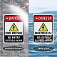 Уф-защищенный и водонепроницаемый алюминиевый предупреждающие знаки(AJEW-GL0001-01A-05)-5