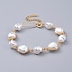 Bracelets de perles en plastique imitation de perles(X-BJEW-JB04549)-1