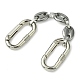 304 Stainless Steel Oval Link Bag Extender Chains(AJEW-BA00131)-1