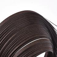 Quilling Paper Strips, Saddle Brown, 530x5mm, about 120strips/bag(X-DIY-J001-5mm-B25)