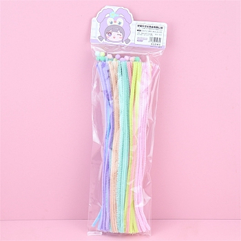 DIY Plush Sticks, Chenille Stems, Pipe Cleaners, Kid Craft Material, Mixed Color, 300mm