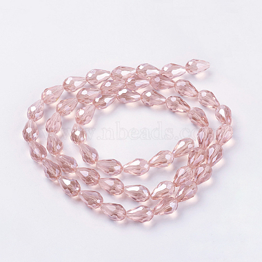 Electroplate Glass Beads Strands(EGLA-R008-15x10mm-7)-2