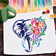 PET Hollow Out Drawing Painting Stencils(DIY-WH0391-0834)-5