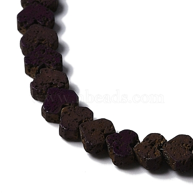 Electroplated Natural Lava Rock Beads Strands(G-Q1009-G01-02A)-3