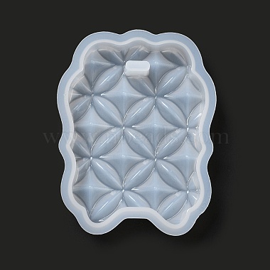 DIY Embossed Flower Pattern Pendant Silicone Molds(DIY-G079-01B)-3