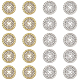 20Pcs 2 Colors Alloy Buttons(BUTT-GF0004-09)-1