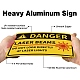 Уф-защищенный и водонепроницаемый алюминиевый предупреждающие знаки(AJEW-WH0111-K18)-4