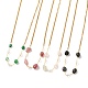 Nuggets Natural Gemstone Beaded Necklaces(NJEW-JN03200-1)-1