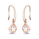 SHEGRACE Luxury Brass Dangle Earrings(JE100B)-1