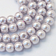 Chapelets de perles rondes en verre peint(X-HY-Q003-6mm-25)-1