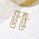 Golden 304 Stainless Steel Stud Earrings(EJEW-JE05733-02)-2