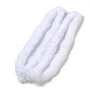 Polyester Plush Sticks, Chenille Stems, Pipe Cleaner for Doll Making, White, 1400x17mm(DIY-Z031-01A)