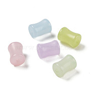 Opaque Acrylic Beads, Column, Mixed Color, 12x8mm, Hole: 1.6mm(MACR-K358-27)