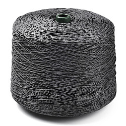 Waxed Cotton Cords, Macrame Artisan String for Jewelry Making, Gray, 1mm, about 550m/500g(YC-R003-1.0mm-319-01)