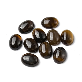Natural Agate Cabochons, Dyed & Heated, Oval, 18x13x5mm