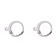 304 Stainless Steel Leverback Earring Findings(A-STAS-I045-02)-1