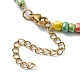 Alloy Enamel Rainbow Pendant Necklace(NJEW-JN04348)-3