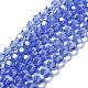 Electroplate Transparent Glass Beads Strands(EGLA-A035-T8mm-A21)-1