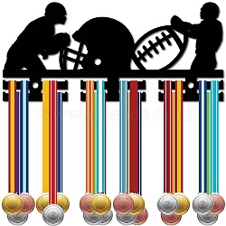 Acrylic Medal Holder, Medal Display Hanger Rack, Medal Holder Frame, with Standoff Pins, Sports, 130x290x10mm, Hole: 8mm(AJEW-WH0296-131)