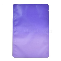 Two Tone Rectangle Plastic Zip Lock Gift Bags, Resealable Bags, Mauve, 18x12x0.014cm, Unilateral Thickness: 2.5 Mil(0.065mm)
(OPP-C003-01D-04)