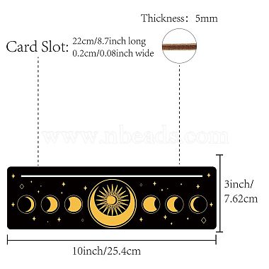 Carved Wooden Tarot Card Stand Holder(DIY-WH0356-002)-2